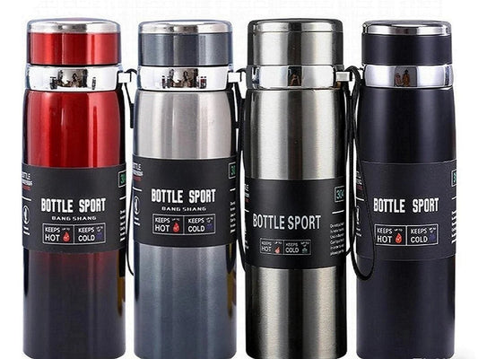 1L Thermal Water Bottle Keep Cold and Hot Water Bottle Thermos for Water Tea Coffee Vacuum Flasks Stainless Steel Thermos Bottle - Reinvent Yourself