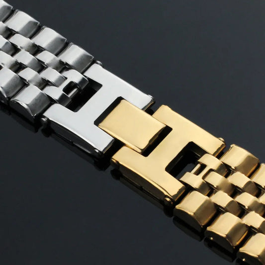 Personalize Custom Name Men Stainless Steel Bracelet watch band Black Smooth Engrave Logo Id Bracelets Gift Jewelry by Reinvent Yourself