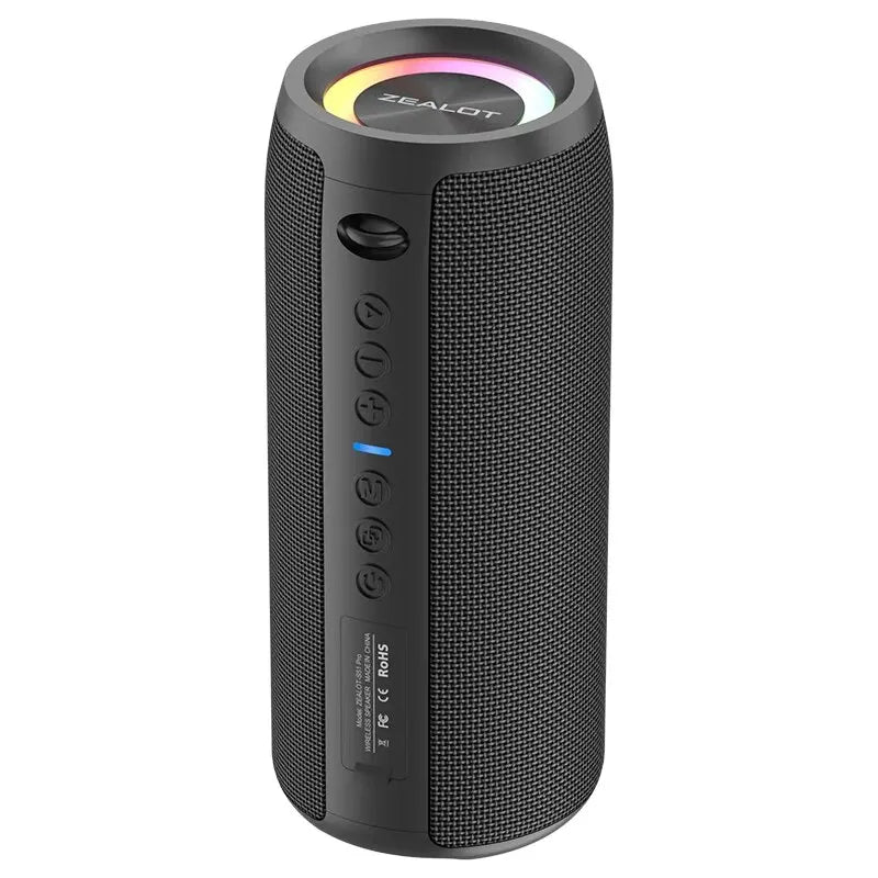 ZEALOT-S51PRO 40W High-power Bluetooth Speaker 3D Stereo Bass Bluetooth Speaker Portable IPX5 Waterproof Suitable TWS Boom Box by Reinvent Yourself