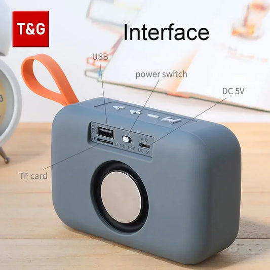 Speaker TG506 Portable Mini Wireless Soundbar Bluetooth 5.0 Outdoor Indoor HIFI Loudspeaker Support TF Card FM Radio Waterproof by Reinvent Yourself