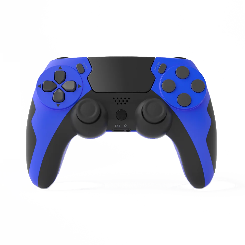 GAMINJA Wireless Controller Bluetooth Gamepad Double Vibration 6Axis Joypad Touchpad Microphone Earphone Port For PS4 PS3 PC by Reinvent Yourself