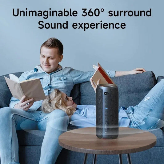 ZEALOT-S51PRO 40W High-power Bluetooth Speaker 3D Stereo Bass Bluetooth Speaker Portable IPX5 Waterproof Suitable TWS Boom Box by Reinvent Yourself