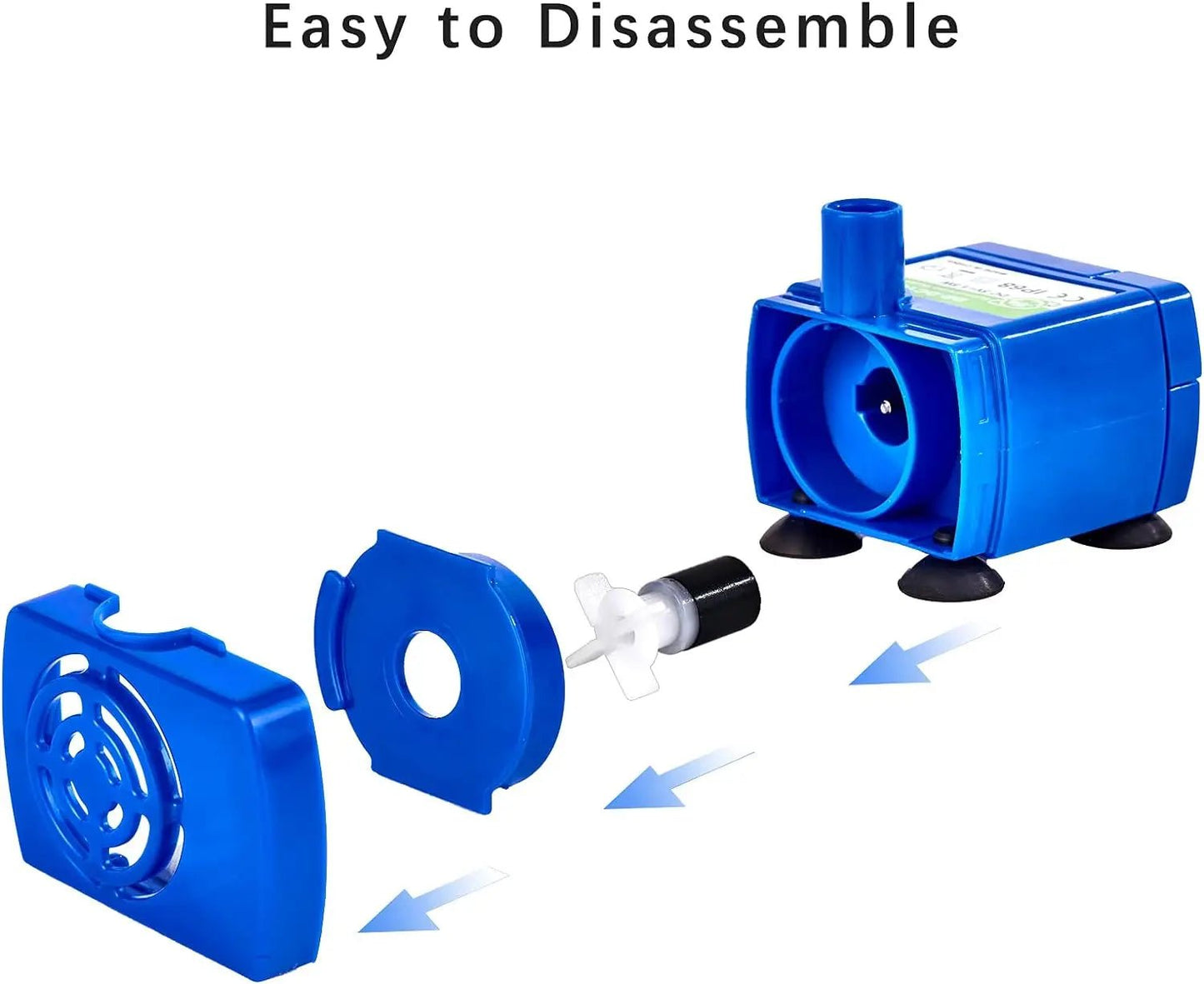 Cat Fountain Water Pump Replacement With LED Light For Pet Drinking Bowl - Reinvent Yourself
