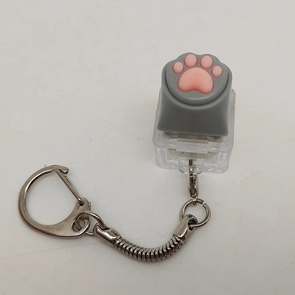 Cute Cat Claw Key Chain Key Ring Fingertip Decompression Pressure Toy Keycap Tester Back Bag Pendant Festival Couples Gift - Reinvent Yourself