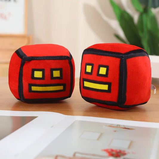 Geometry Dash Plush Toy Cute Cartoon Plushie Soft Stuffed Doll Gift For Teens - Reinvent Yourself