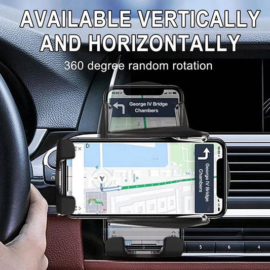 Wireless Charger Car Mount for Air Vent Mount Car Phone Holder Rotating Intelligent Infrared Fast Wireless Charging Charger - Reinvent Yourself