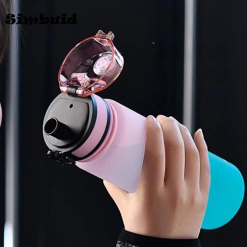 1 Liter Large Capacity Sports Water Bottle Leak Proof Colorful Plastic Cup Drinking Outdoor Travel Portable Gym Fitness Jugs - Reinvent Yourself