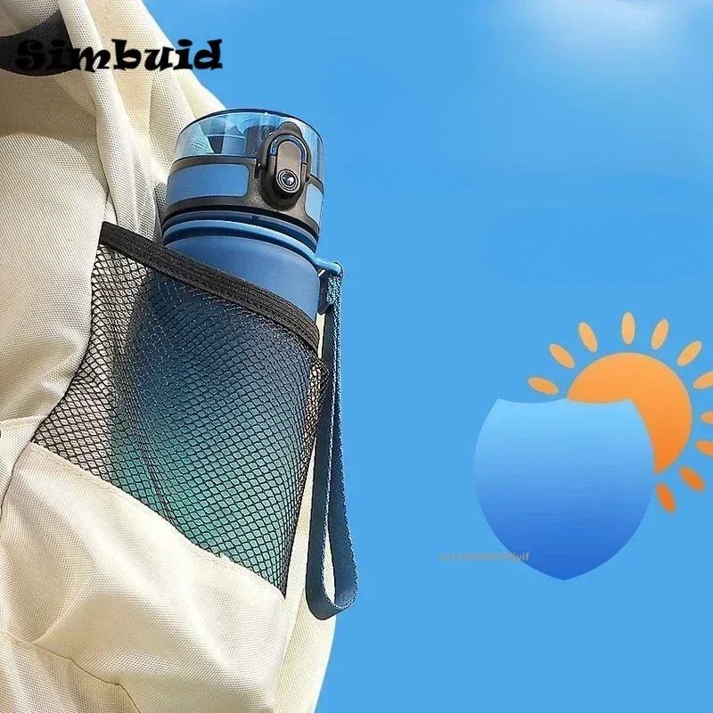 1 Liter Large Capacity Sports Water Bottle Leak Proof Colorful Plastic Cup Drinking Outdoor Travel Portable Gym Fitness Jugs - Reinvent Yourself
