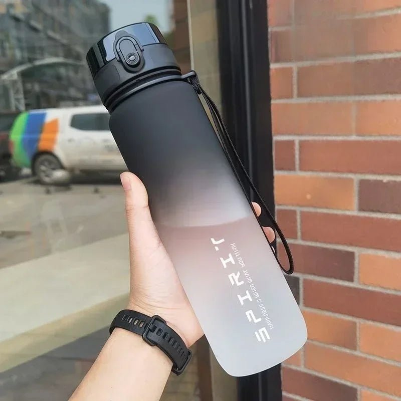 1 Liter Large Capacity Sports Water Bottle Leak Proof Colorful Plastic Cup Drinking Outdoor Travel Portable Gym Fitness Jugs - Reinvent Yourself