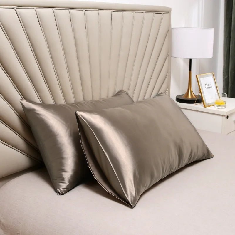 100% Silk Pillowcase Pillow Cover Silky Satin Hair Beauty Pillowcase Comfortable Pillow Case Home Decor Pillow Covers. - Reinvent Yourself