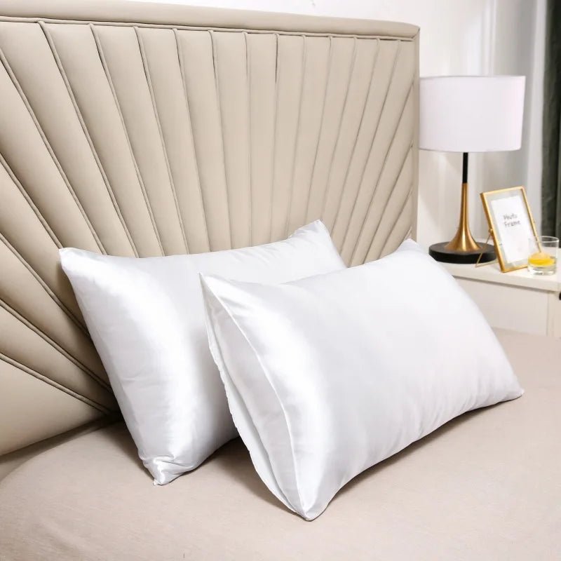 100% Silk Pillowcase Pillow Cover Silky Satin Hair Beauty Pillowcase Comfortable Pillow Case Home Decor Pillow Covers. - Reinvent Yourself