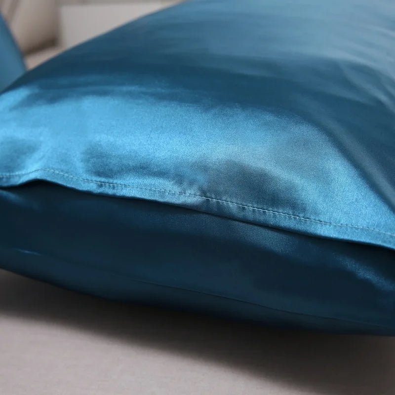 100% Silk Pillowcase Pillow Cover Silky Satin Hair Beauty Pillowcase Comfortable Pillow Case Home Decor Pillow Covers. - Reinvent Yourself