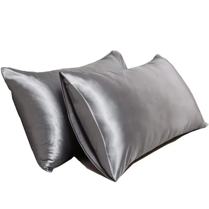 100% Silk Pillowcase Pillow Cover Silky Satin Hair Beauty Pillowcase Comfortable Pillow Case Home Decor Pillow Covers. - Reinvent Yourself