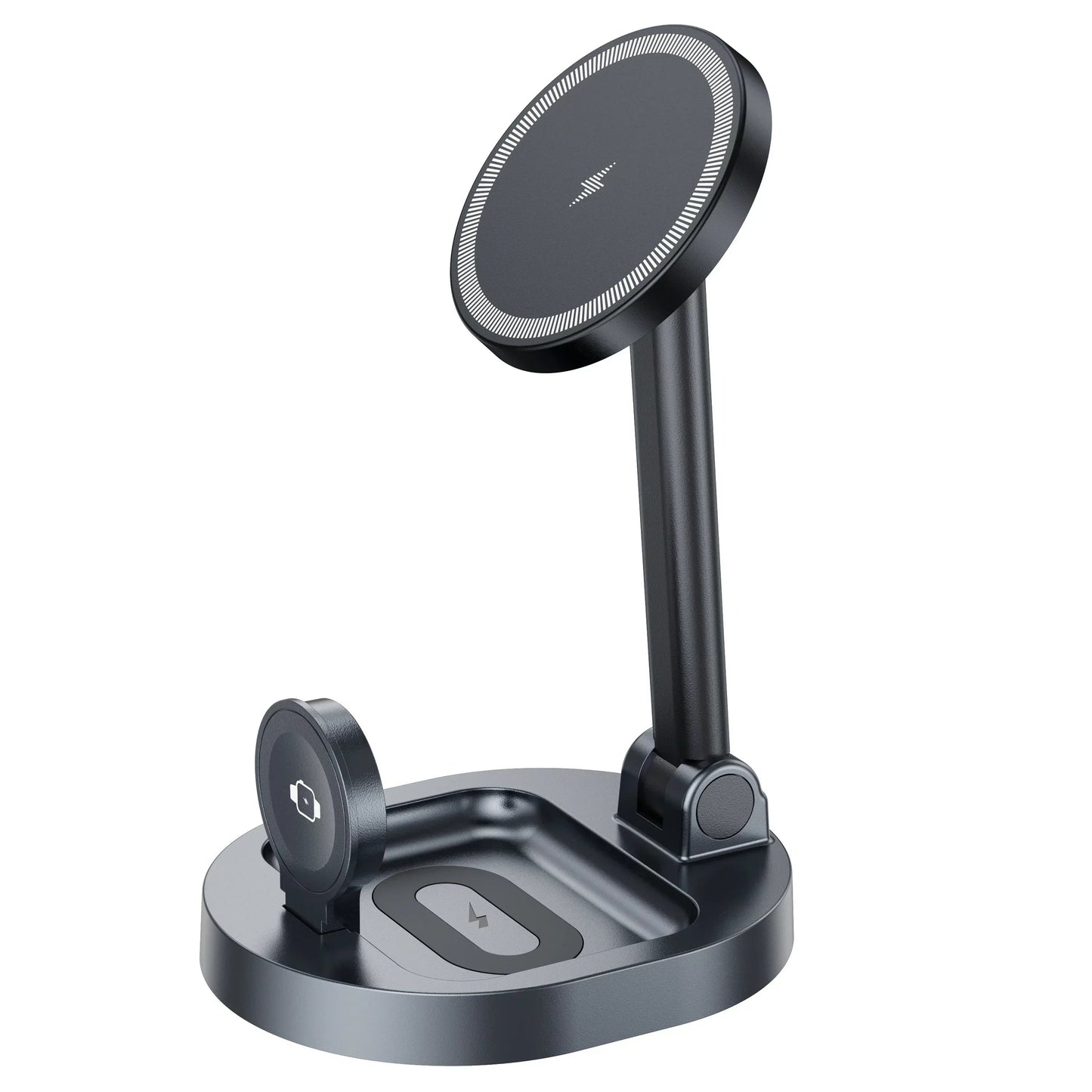 3 in 1 Foldable Fast Charging Station Ice Cooling Magnetic Wireless Charger Stand For Phone 16 15 14 13 12 IWatch 9 8 7 AirPods - Reinvent Yourself