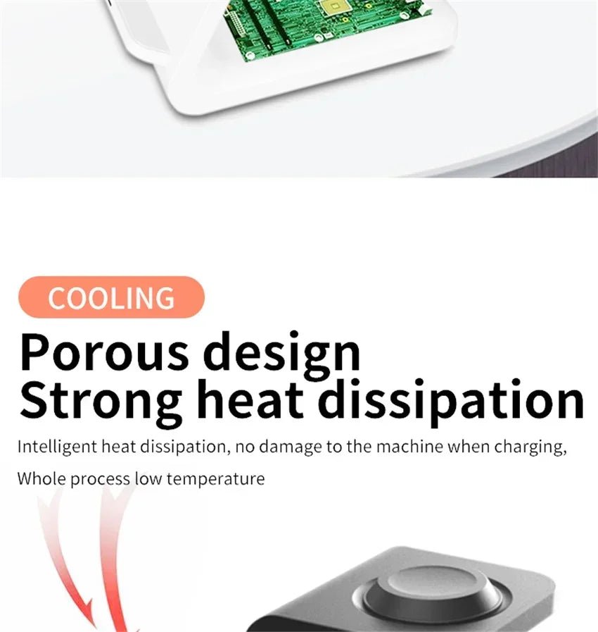 30W 3 In 1 Wireless Charger Stand Dock For iPhone 15 14 13 12 11 XS Apple Watch 8 7 AirPods Induction Fast Charging Station - Reinvent Yourself