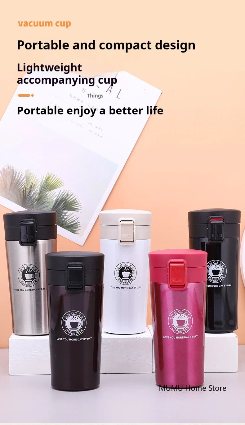 380ML 510ML Stainless Steel Thermal Mug Vacuum Flask Leak Proof Portable - Reinvent Yourself