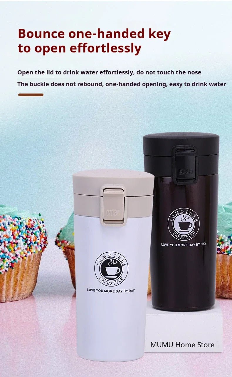 380ML 510ML Stainless Steel Thermal Mug Vacuum Flask Leak Proof Portable - Reinvent Yourself