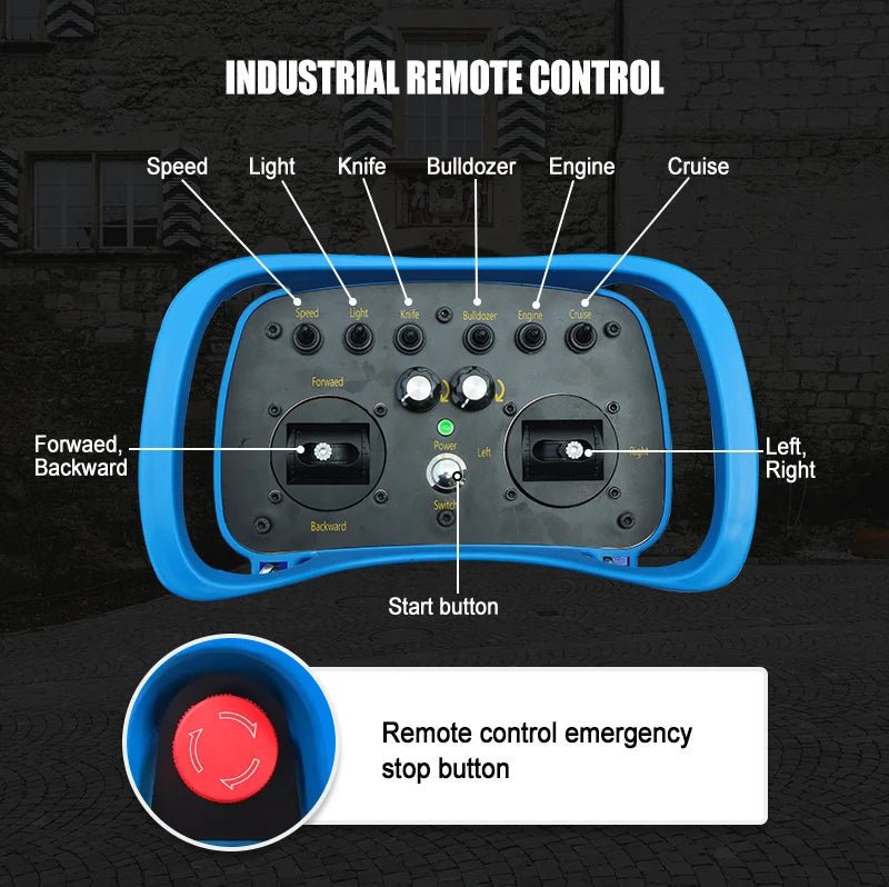 550mm Self-Propelled Remote-Controlled Lawn Mower for Small Household Gardens Outdoor Maintenance Robot - Reinvent Yourself