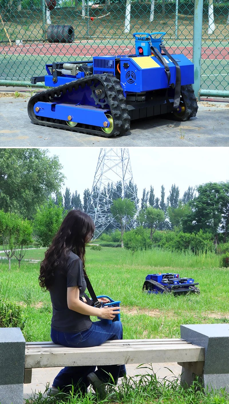 550mm Self-Propelled Remote-Controlled Lawn Mower for Small Household Gardens Outdoor Maintenance Robot - Reinvent Yourself