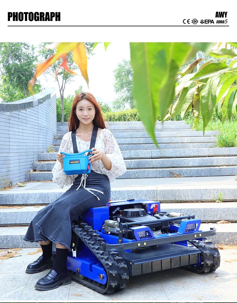 550mm Self-Propelled Remote-Controlled Lawn Mower for Small Household Gardens Outdoor Maintenance Robot - Reinvent Yourself