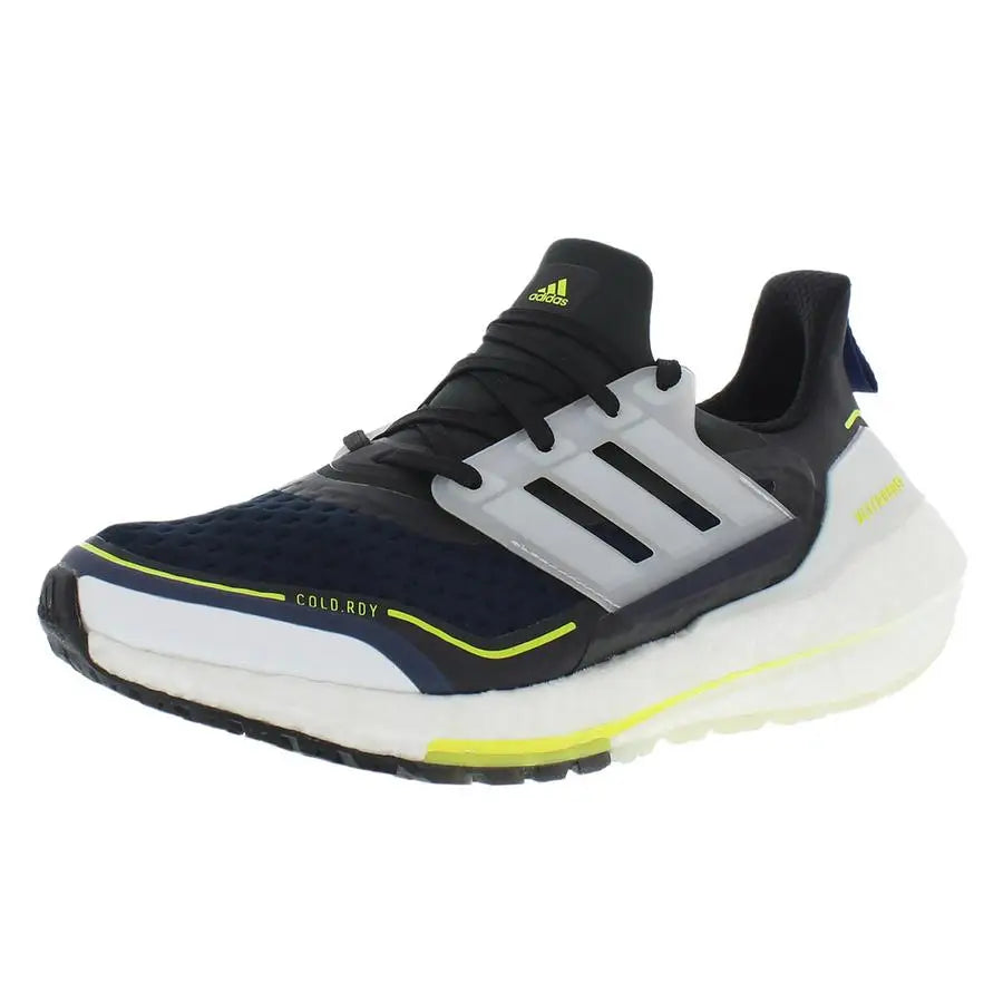 For Ultraboost 21 Men's Size 6 Custom Sneakers Legend Ink/Crystal White/Acid Yellow Color Carbon/EVA Insole Material Vietnam by Reinvent Yourself