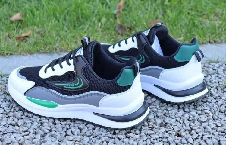 Men's New Design Summer Sports Sneakers PVC Mesh Breathable Shoes with Casual Toe Fashionable PVC Insole Running Winter Season by Reinvent Yourself