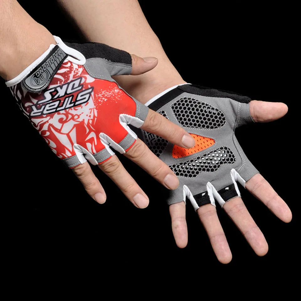 Professional Gym Fitness Gloves Power Weight Lifting Women Men Workout Bodybuilding Cycling Half Finger Hand Protector by Reinvent Yourself