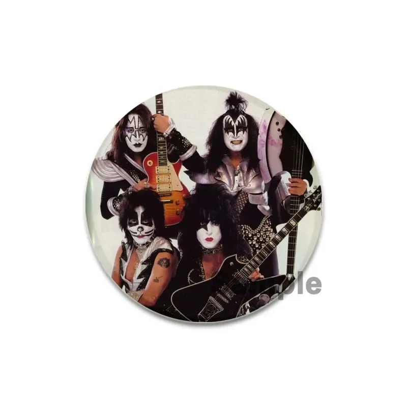 Rock Band Kiss Brooches Enamel Pins Fashion Jewelry Accessoris Singer Brooch for Backpack Clothe Decoration Lapel Badge Gifts by Reinvent Yourself