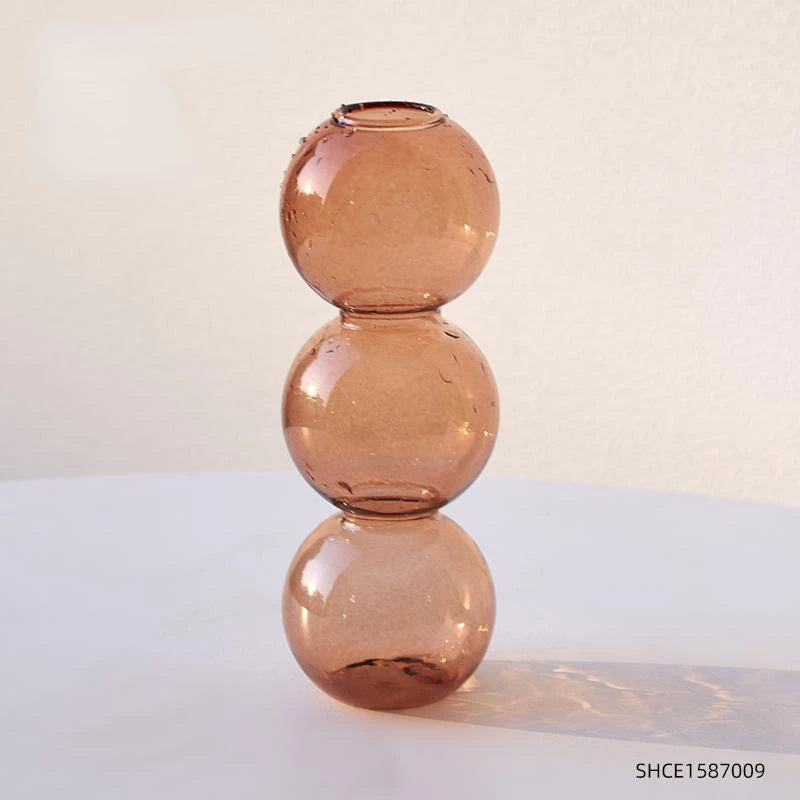 Nordic Glass Vase Home Decor Living Room Decoration Terrarium Flower Vase Plant Pots Decorative Home Accessories Decoration Gift by Reinvent Yourself