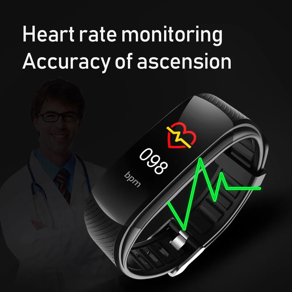 C5S Smart Wristband Fitness Tracker Bracelet Fit Men Women Kid Smartwatch Sport Waterproof Connected Heart Rate Smart Watch Band by Reinvent Yourself