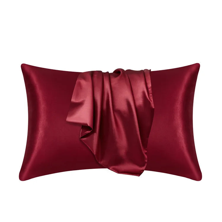 100% Silk Pillowcase Pillow Cover Silky Satin Hair Beauty Pillowcase Comfortable Pillow Case Home Decor Pillow Covers. by Reinvent Yourself