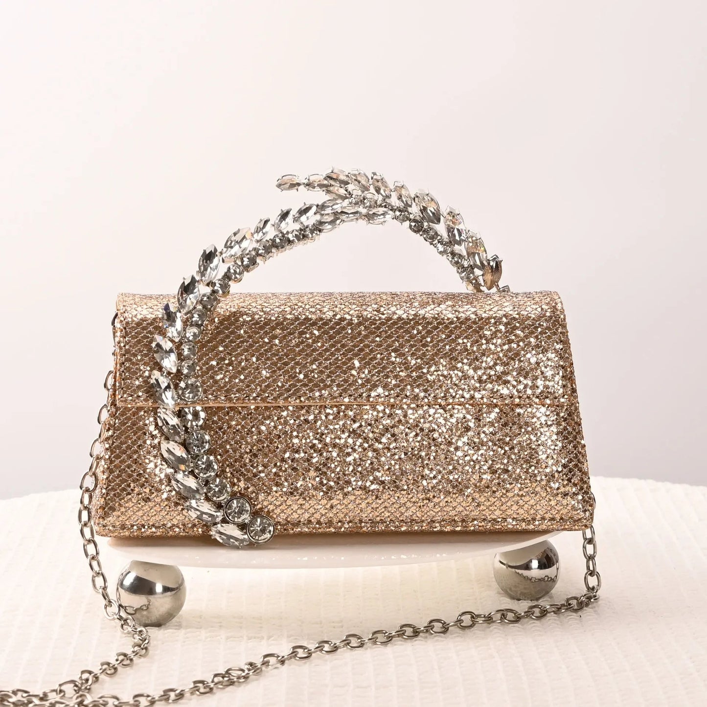 Luxury Diamond Evening Bag Clutch Satin Women Designer Handbags Crystal Silk Shoulder Crossbody Bags for Women Wedding Box Bag by Reinvent Yourself