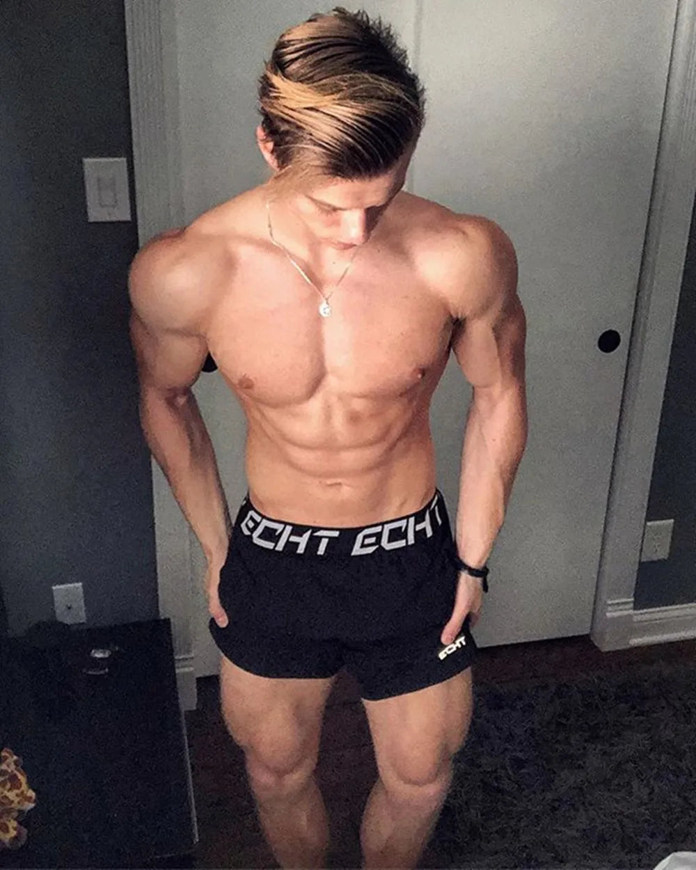Summer Casual Shorts Men Bodybuilding Quick Dry Bermuda Gym Fitness Running Training Pants Male Beach Swimming Trunks Bottoms by Reinvent Yourself