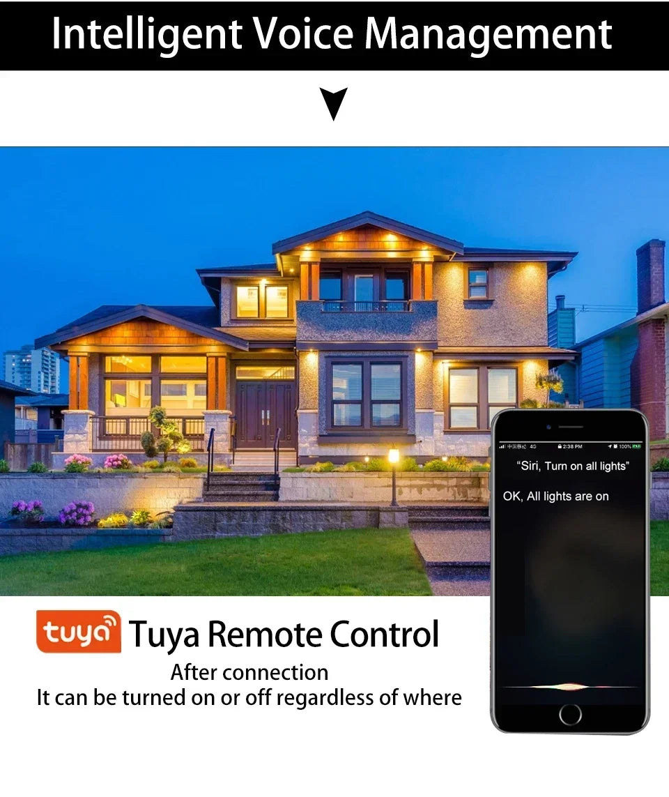 Tuya RGB LED Light Bulbs Smart WiFi E27 Smart Lamp 220V 110V 10W 15W 20W Lamp Smart Life APP Google Assisatnt Voice Control by Reinvent Yourself