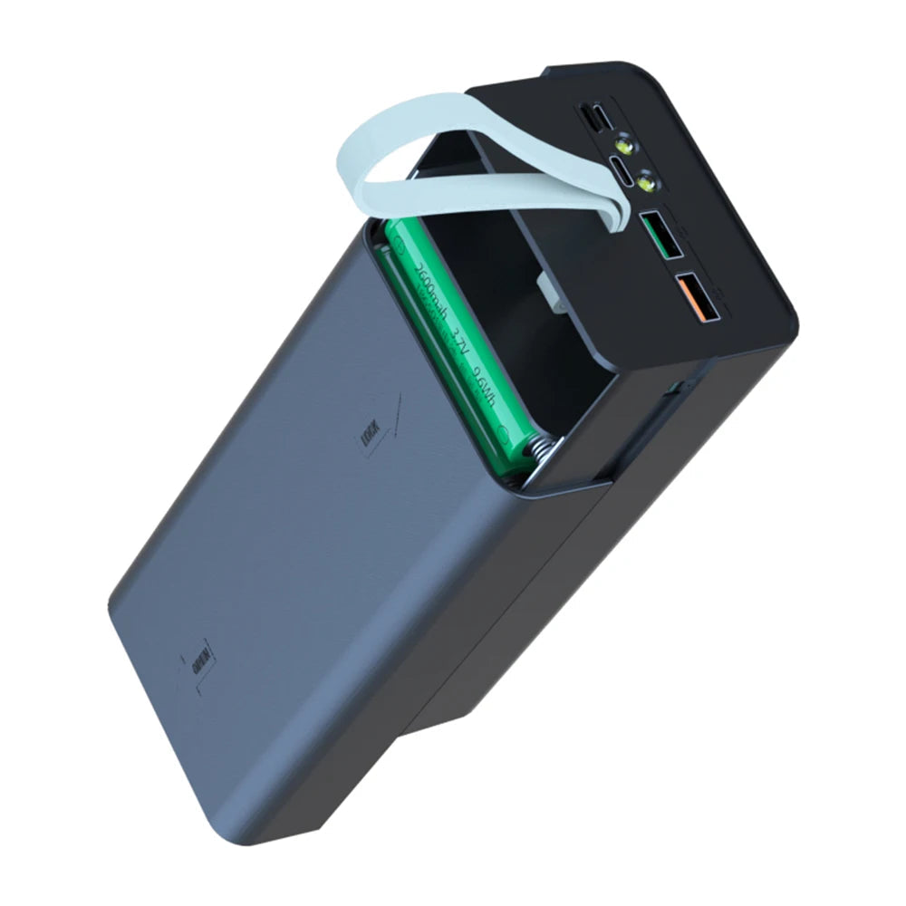 DIY Shell Case 18650 Battery Storage Box Holder USB 21*18650 Power Bank Battery Box Support Quick & Wireless Charger by Reinvent Yourself