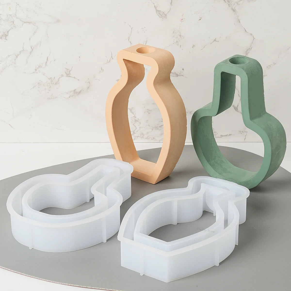 Nordic Style Simple Vase Silicone Mold DIY Hydroponics Flower Pot Craft Gifts Making Plaster Resin Casting Molds Home Decor by Reinvent Yourself