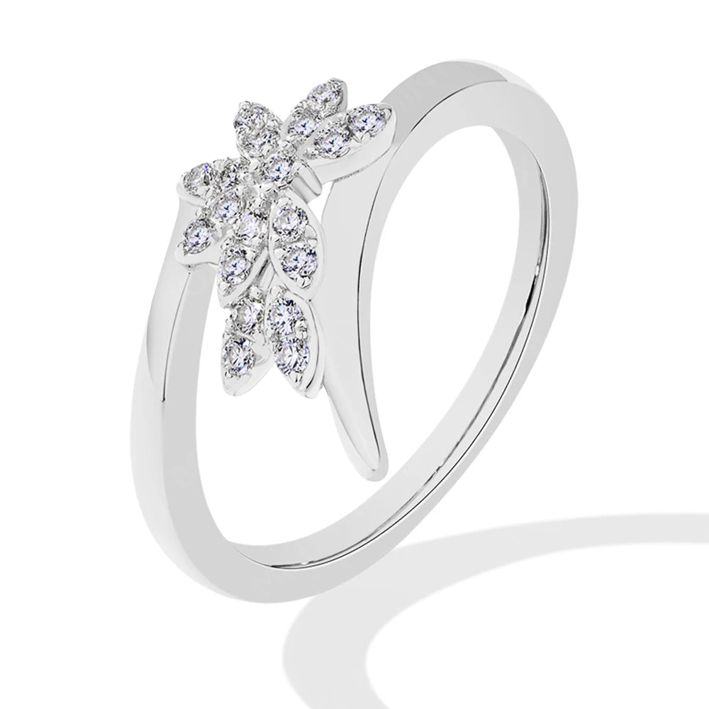 MINTYBOX Moissanite Ring S925 Sterling Silver Flower D VVS1 Lab Diamond Engagement Rings For Women Luxury Wedding Jewelry Gift by Reinvent Yourself