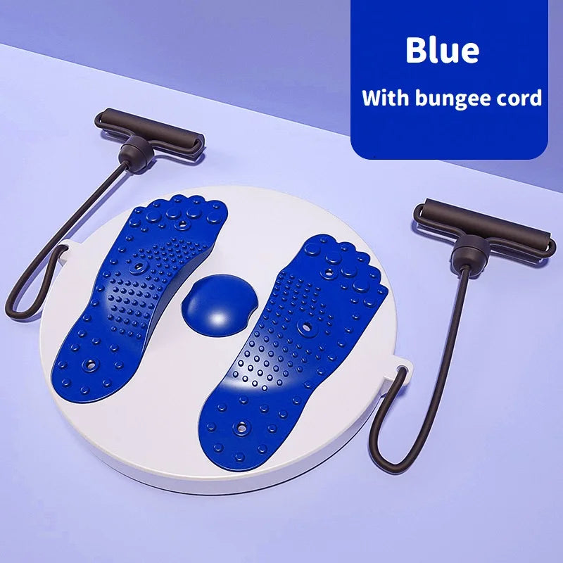 Waist Twisting Disc Unisex Waist Trainer Abdominal Exercise Foot Massage Plate Workout Home Gym Body Building Fitness Equipment by Reinvent Yourself