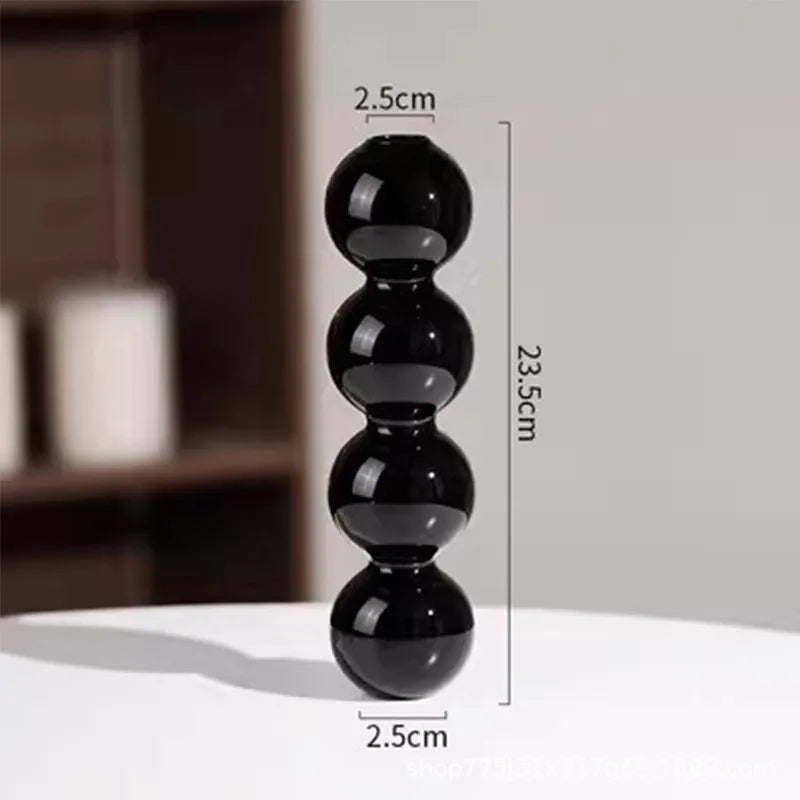 Nordic Glass Vase Home Decor Living Room Decoration Terrarium Flower Vase Plant Pots Decorative Home Accessories Decoration Gift by Reinvent Yourself