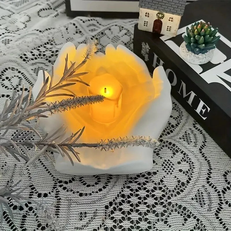 1pc Hand Plaster Mold for Resin Casting and DIY Crafts - Jewelry Storage, Candle Holder, Succulent Pot - Home Decor Gift by Reinvent Yourself