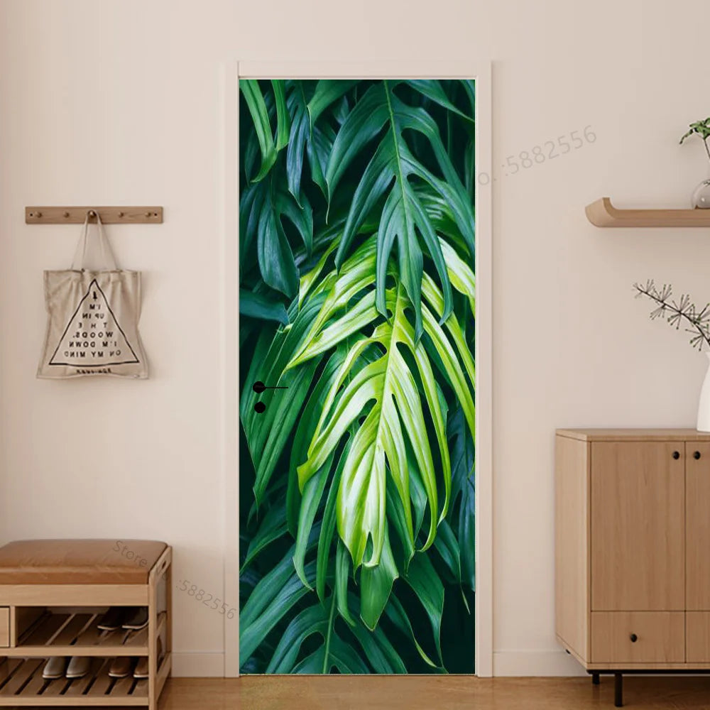 Scenery Door Stickers Wallpaper For Self-adhesive 3d Entrance Bathroom Sticker Room Decor Wall Photo Posters Vinyl On The Closet by Reinvent Yourself