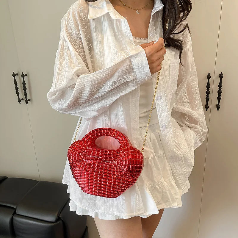 Stylish Acrylic Handbag Designer Crossbody Shoulder Bags Purse for Women Messenger Bag Party and Daily Use by Reinvent Yourself