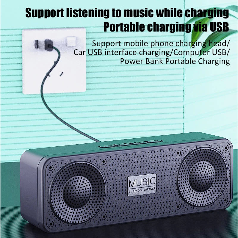 S18 Wireless Creative Bluetooth Smart Speaker Mobile Phone Audio Computer Subwoofer Outdoor Convenient Radio by Reinvent Yourself