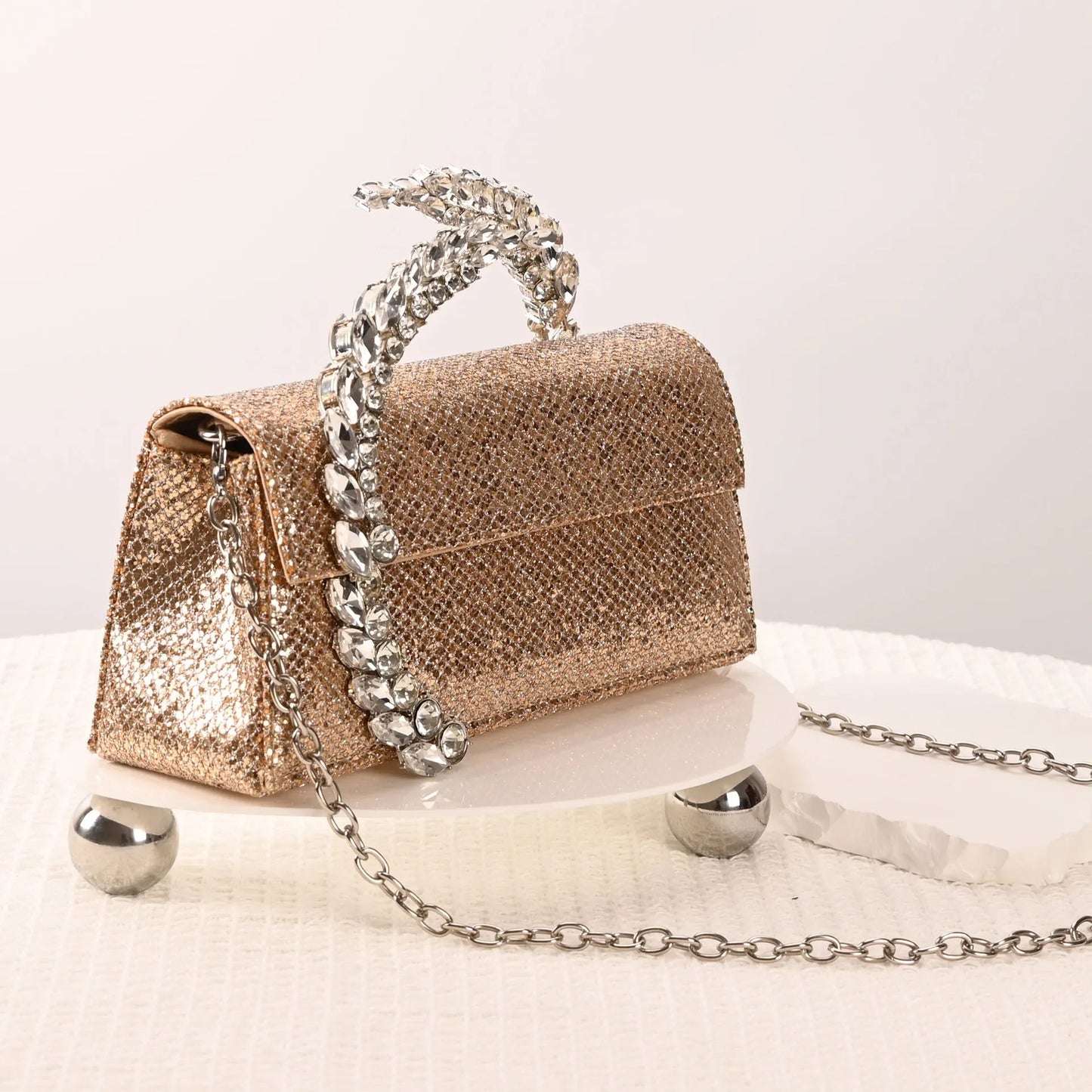 Luxury Diamond Evening Bag Clutch Satin Women Designer Handbags Crystal Silk Shoulder Crossbody Bags for Women Wedding Box Bag by Reinvent Yourself