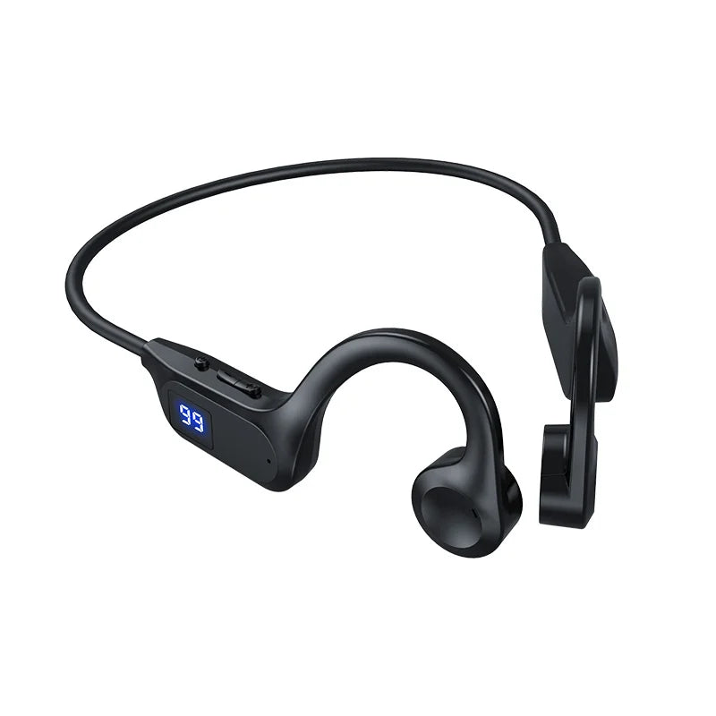 X7 Wireless Bluetooth Earphones, Sports-Style Air-Conducting LED Battery Display, Memory Card Insertion Support by Reinvent Yourself