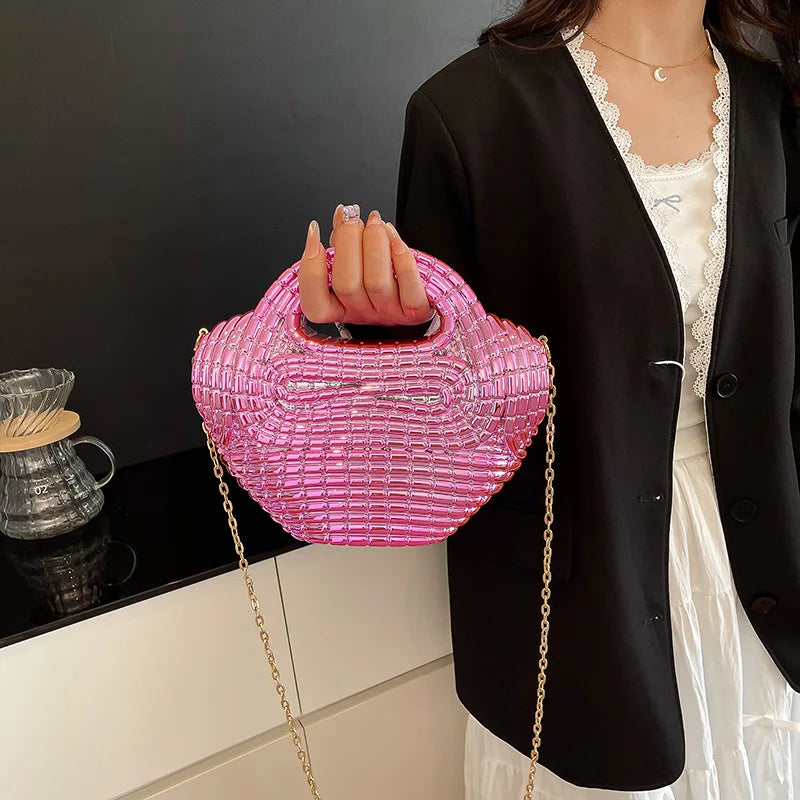 Stylish Acrylic Handbag Designer Crossbody Shoulder Bags Purse for Women Messenger Bag Party and Daily Use by Reinvent Yourself