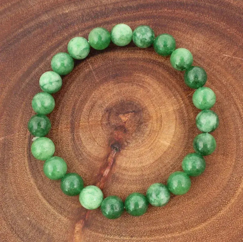 Original stone bracelet for women men trendy Blue Apatite beaded gemstone bracelets boss day scene employee appreciation gifts by Reinvent Yourself