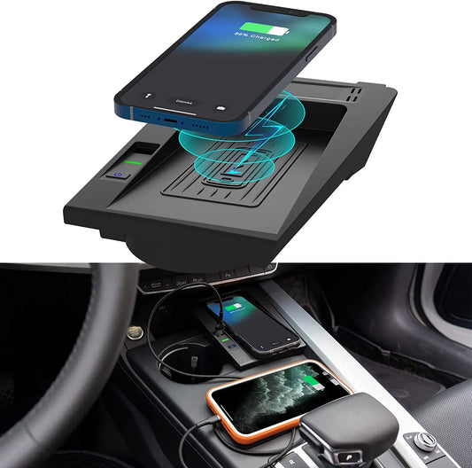 For Audi A4 S4 B9 A5 S5 2018 2019 2020 2021 2022 2023 Qi Car Wireless Charger Phone Charging holder Pad Mat Interior Accessories by Reinvent Yourself