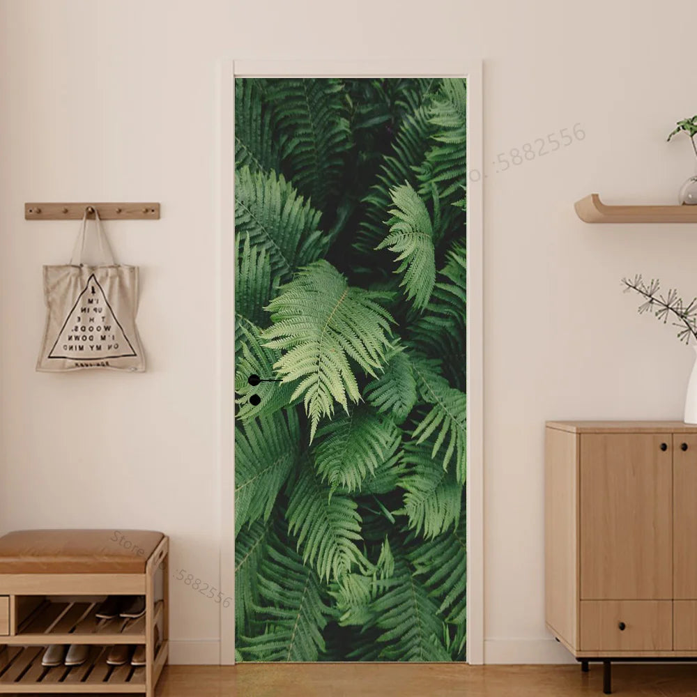 Scenery Door Stickers Wallpaper For Self-adhesive 3d Entrance Bathroom Sticker Room Decor Wall Photo Posters Vinyl On The Closet by Reinvent Yourself