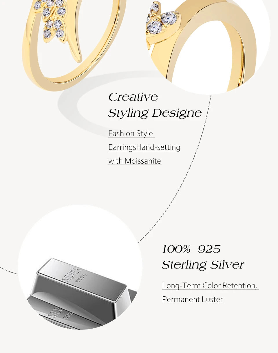 MINTYBOX Moissanite Ring S925 Sterling Silver Flower D VVS1 Lab Diamond Engagement Rings For Women Luxury Wedding Jewelry Gift by Reinvent Yourself